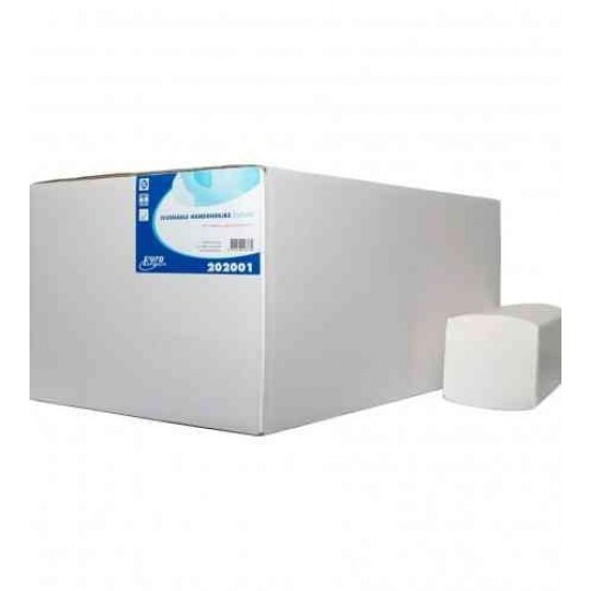 Euro ECO Handdoekpapier Flushable 2-lgs, Z-vouw 25x21.5cm