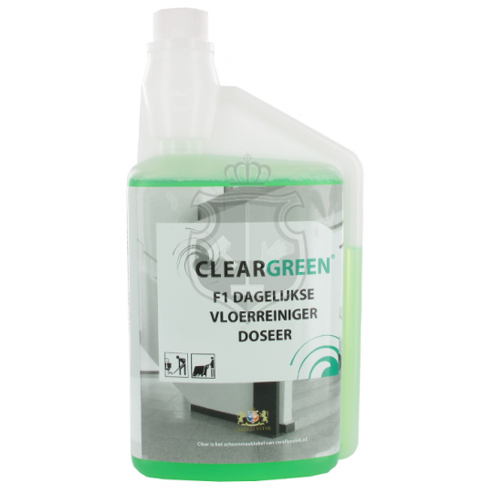 ClearGreen ECO F1 dagelijkse vloerreiniger doseerfles 1ltr