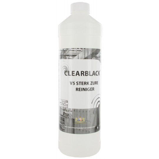ClearBlack V5 sterk zure reiniger (1ltr)