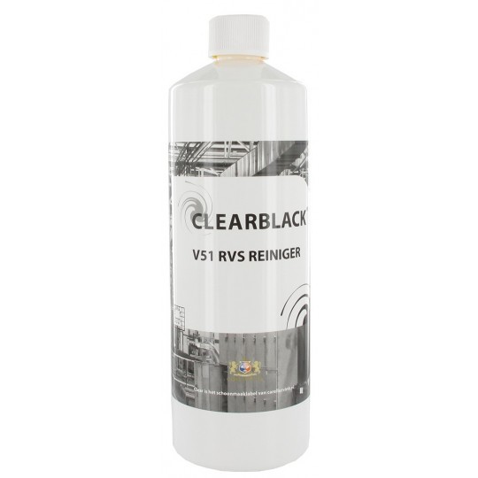 ClearBlack V51 RVS Reiniger (1ltr)