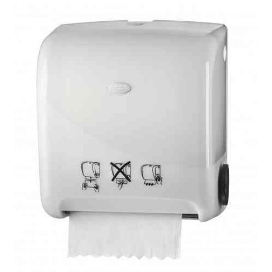 Euro Matic Pearl White handdoekautomaat (autocut)